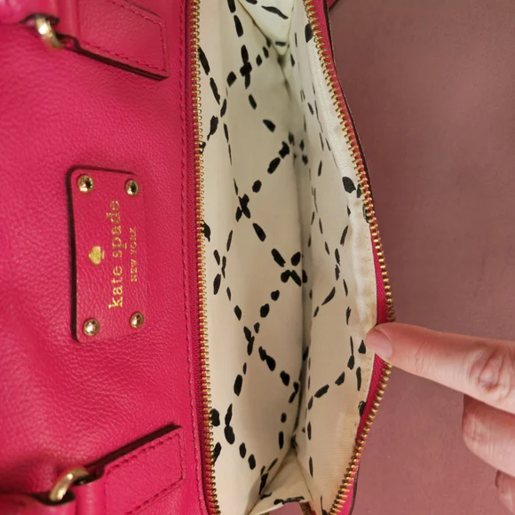 Kate Spade Pink Leather Satchel - Picture 8 of 9